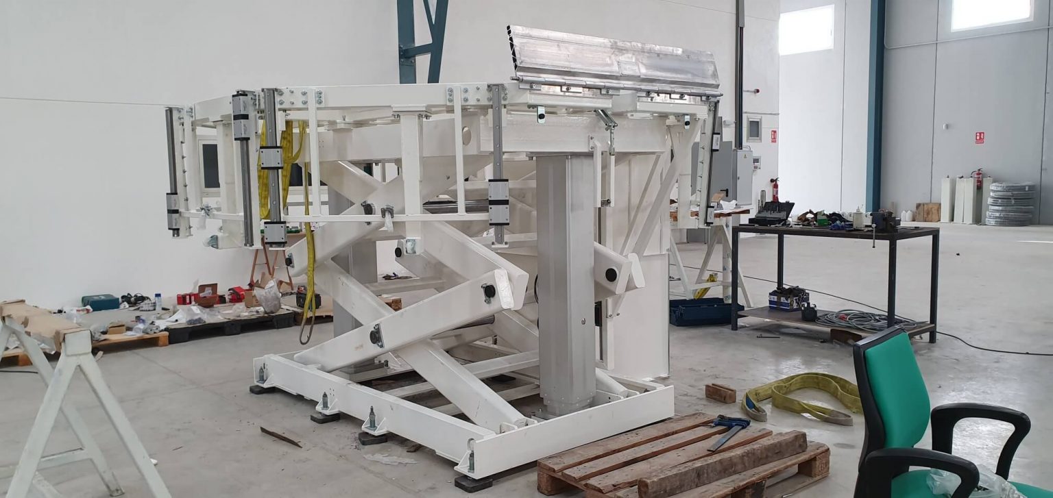 Plataforma elevadora para el Airbus A350.